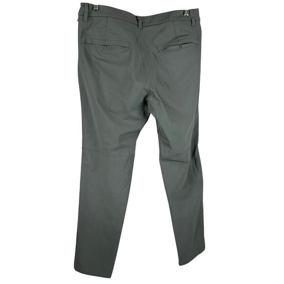 Lululemon Commission Pant Slim Warpstreme Obsidian Dark Gray Men's 33 x 28 EUC - Picture 2 of 6